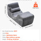 Chaise de salon sexuelle intime incurvée et moderne en mousse