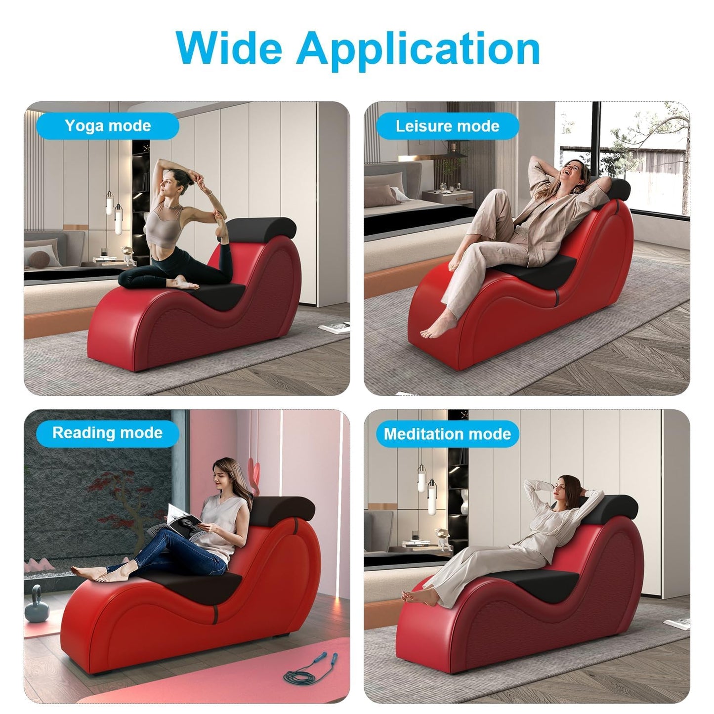 Chaise de seducción S-Curva moderna