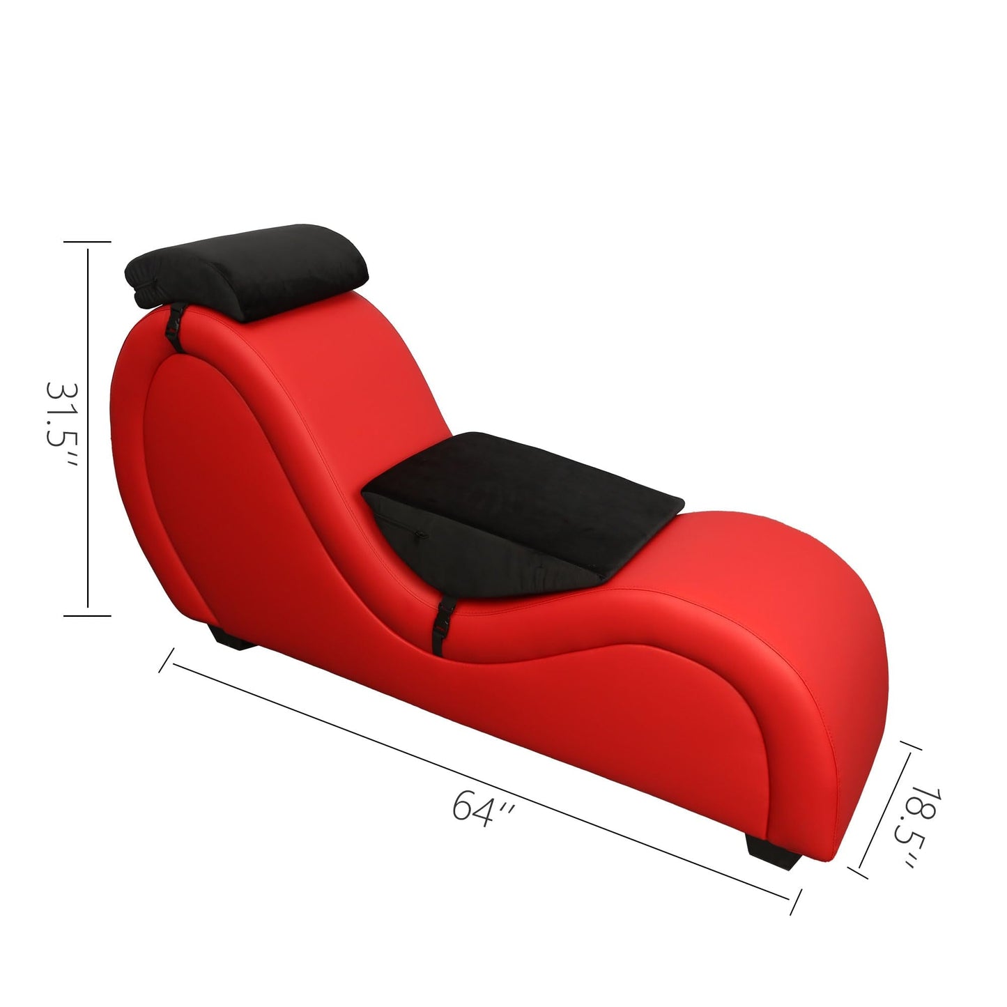 Chaise de seducción S-Curva moderna