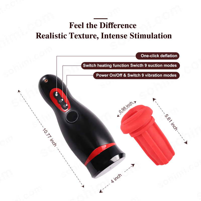 MoonHorn| App Control Suction and Vibrating Male Masturbator with Phone Holder