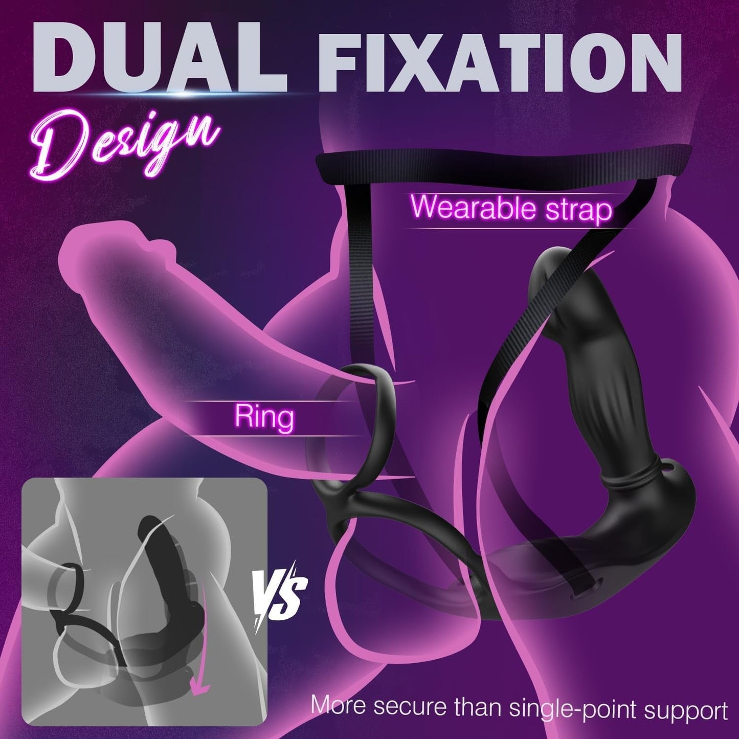 MotionGrip Wearable Prostate Massager Cock Ring