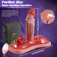 Vibrador con dildo insertable calentado MotionThrone