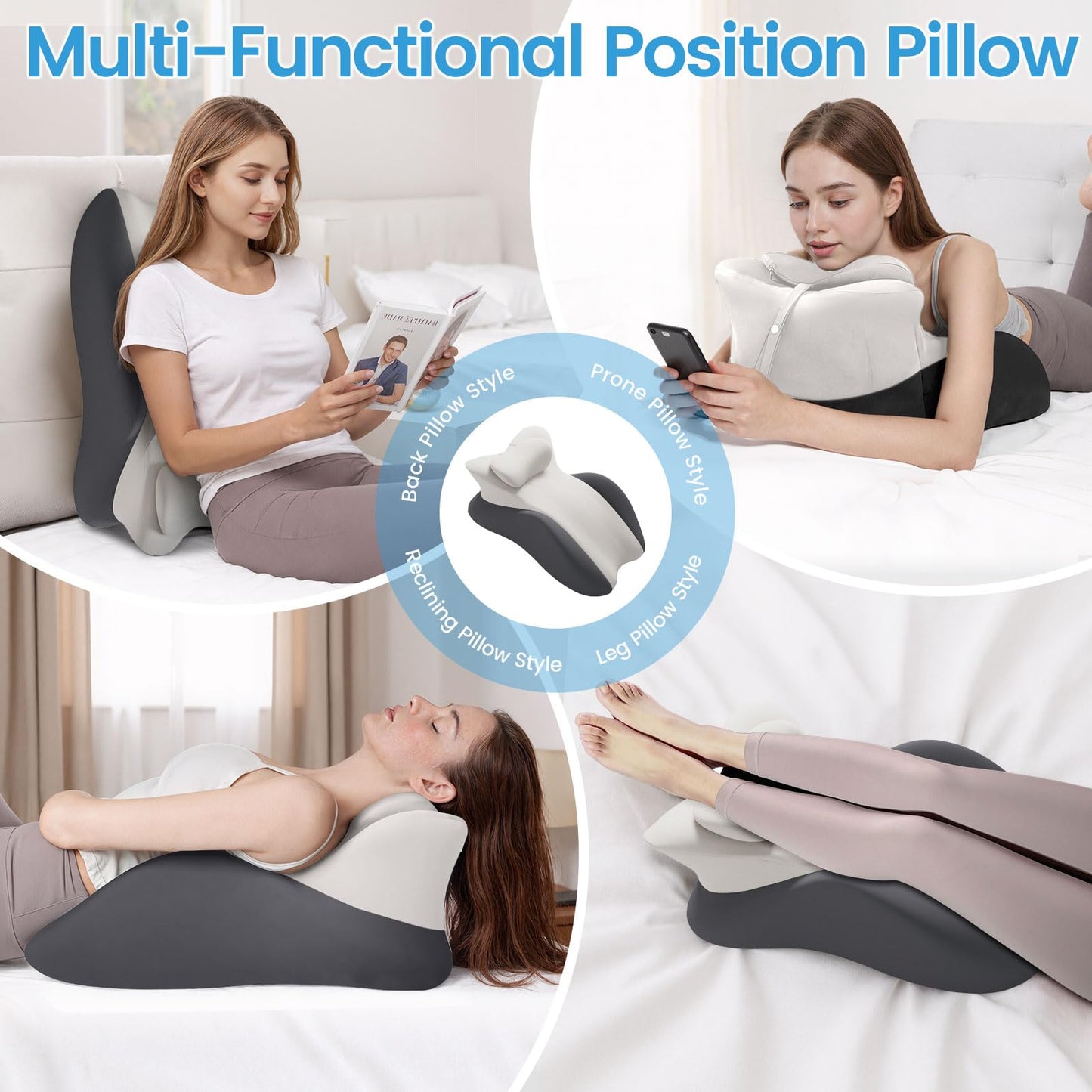Almohada de cuña para la intimidad en pareja de múltiples posiciones