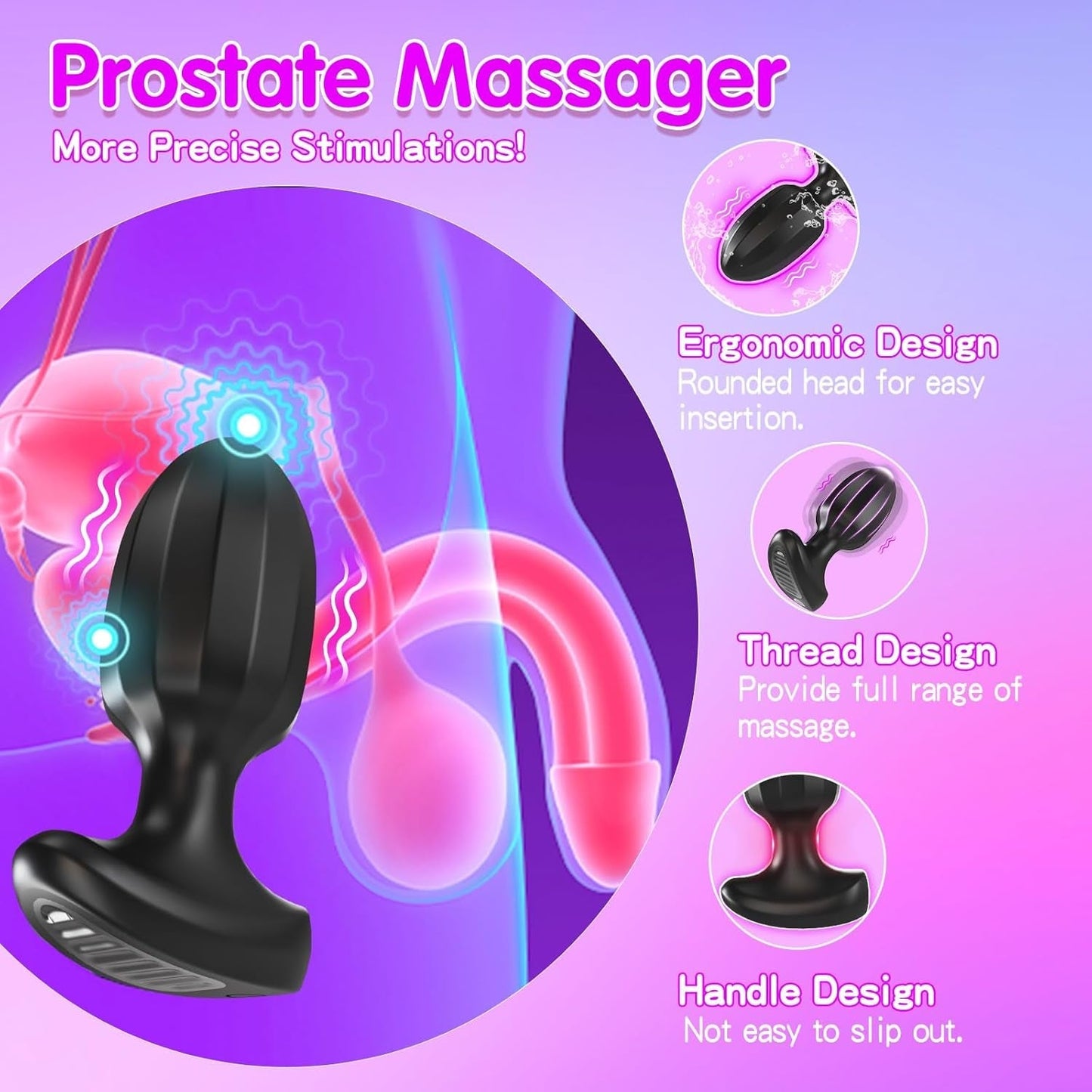 Vibrador anal controlable por app MurmurLink