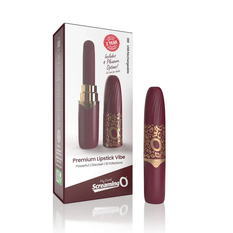 Screaming O My Secret Vibromasseur Rouge à Lèvres Premium