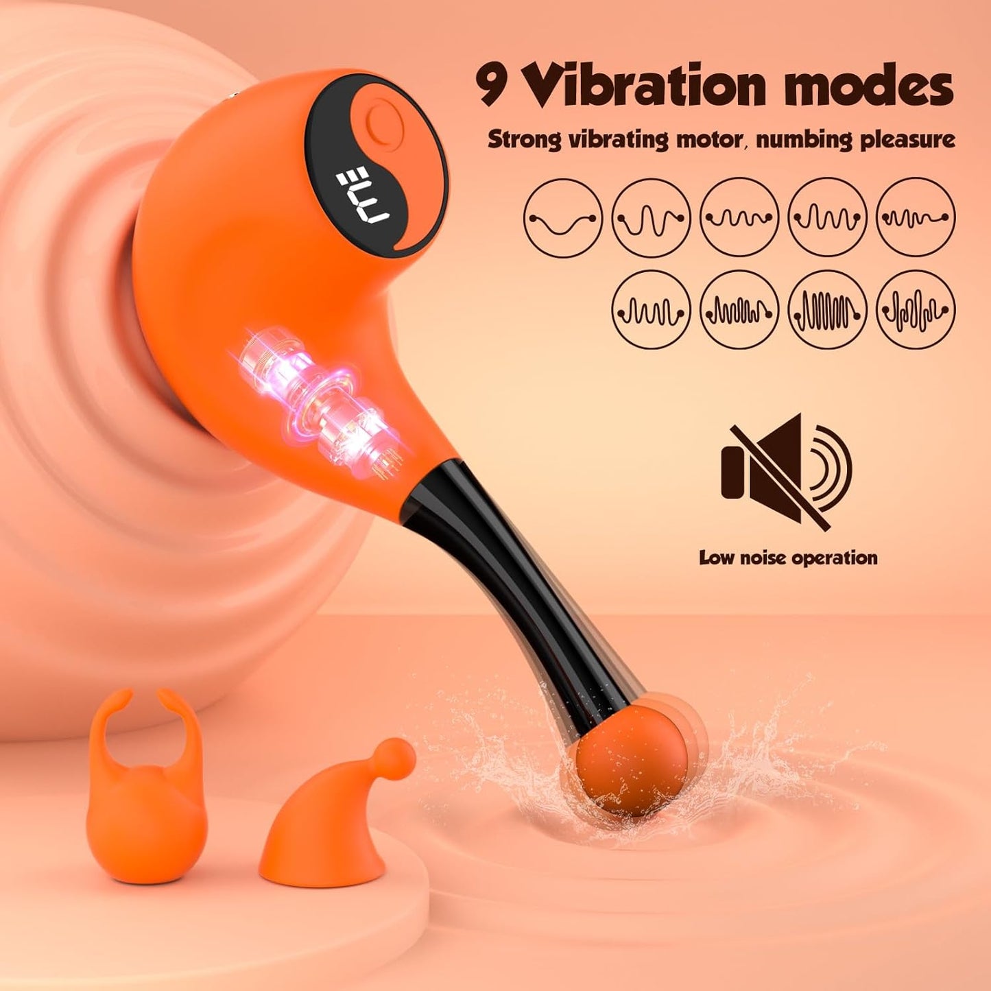 Vibrador de clítoris y punto G MystiVibe Taichi Pipe