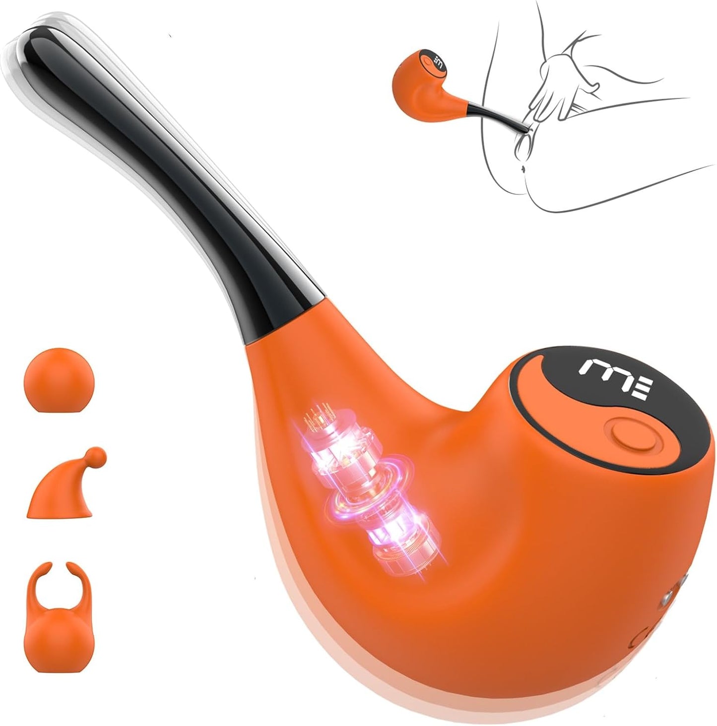 Vibrador de clítoris y punto G MystiVibe Taichi Pipe