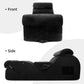 NoirCurve XL Black Sex Chaise Lounge