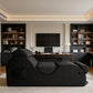 NoirCurve XL Black Sex Chaise Lounge