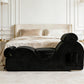 NoirCurve XL Black Sex Chaise Lounge