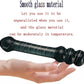 NoirScepter Black Double Ended Glass Dildo