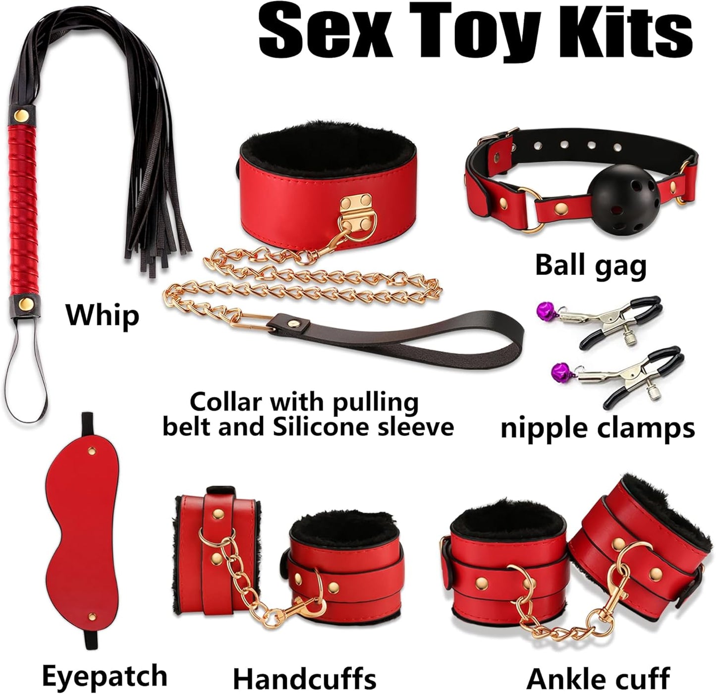 Kit BDSM y Anal ObsidianBound de 20 Piezas