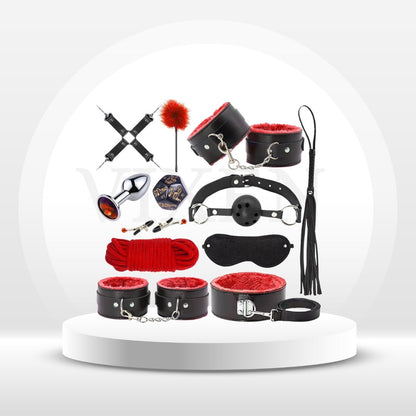 Kit BDSM ObsidianEmbrace de 12 piezas