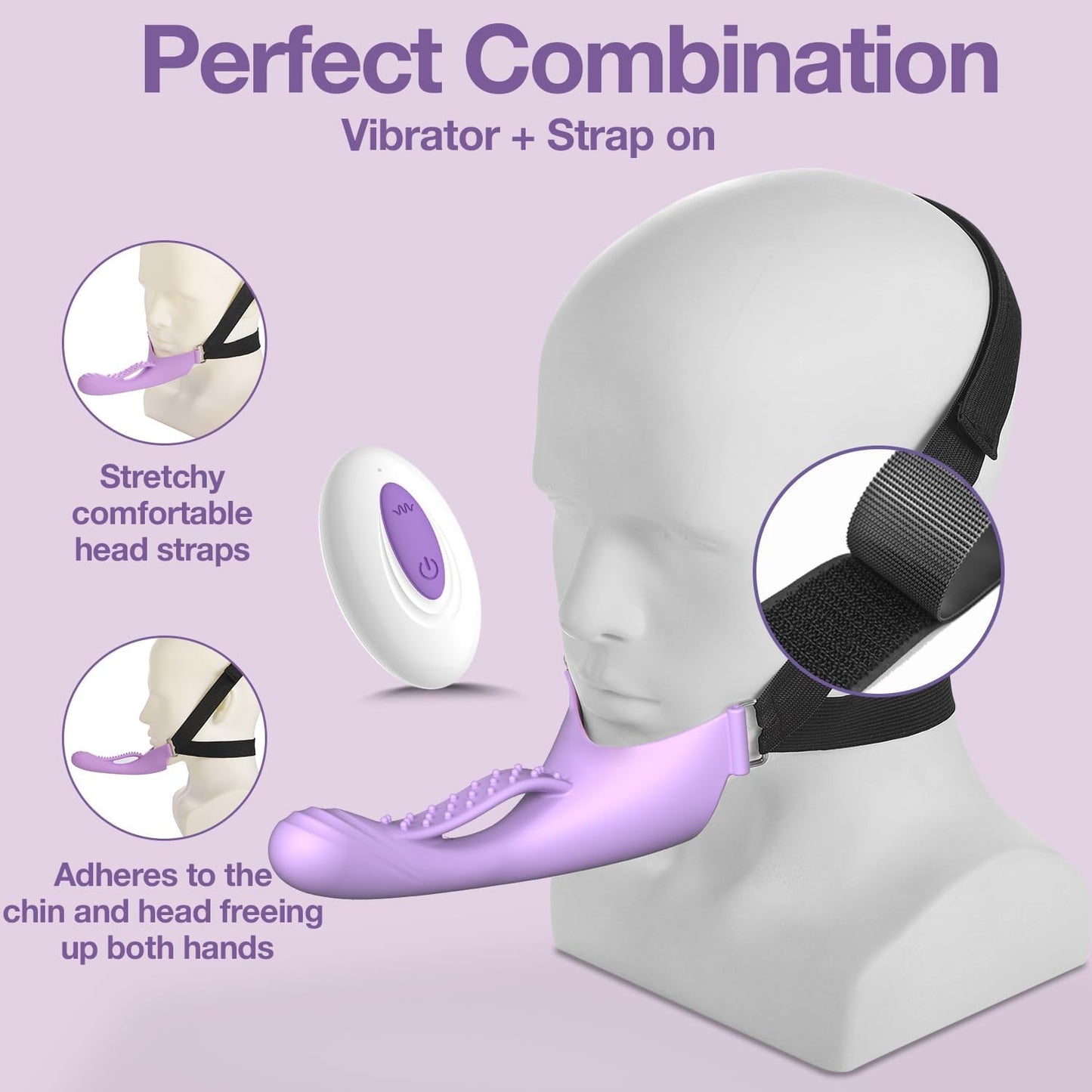 OralLock Arnés Vibrador Oral