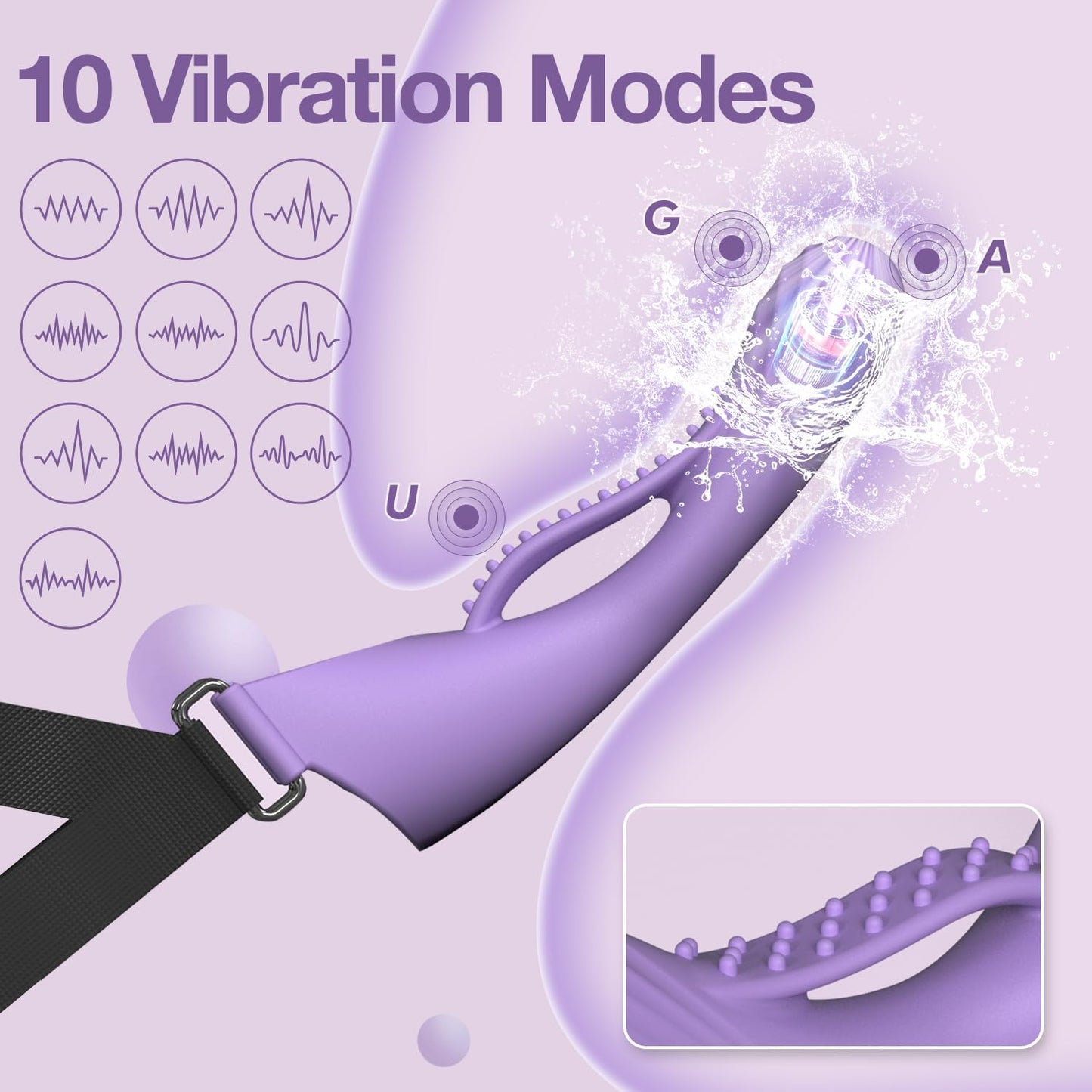 OralLock Arnés Vibrador Oral