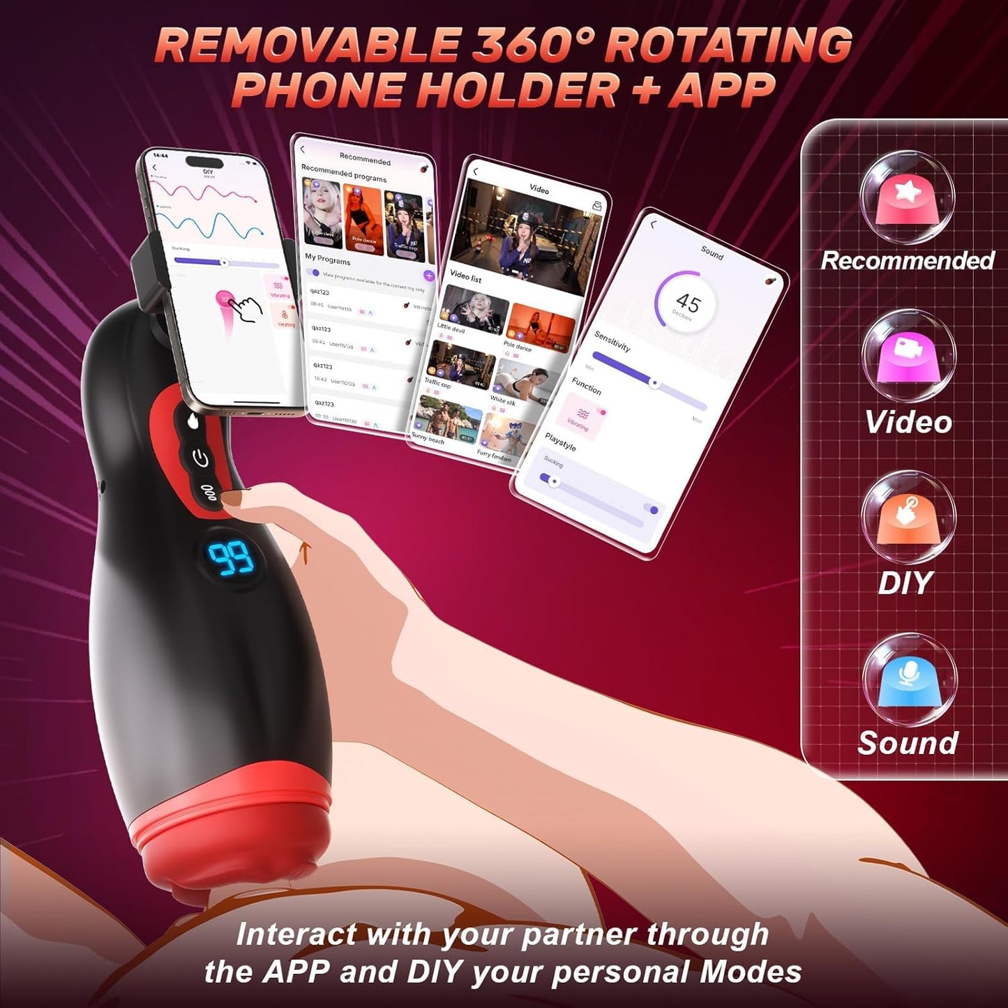 OralSync Heated Stroker Pro