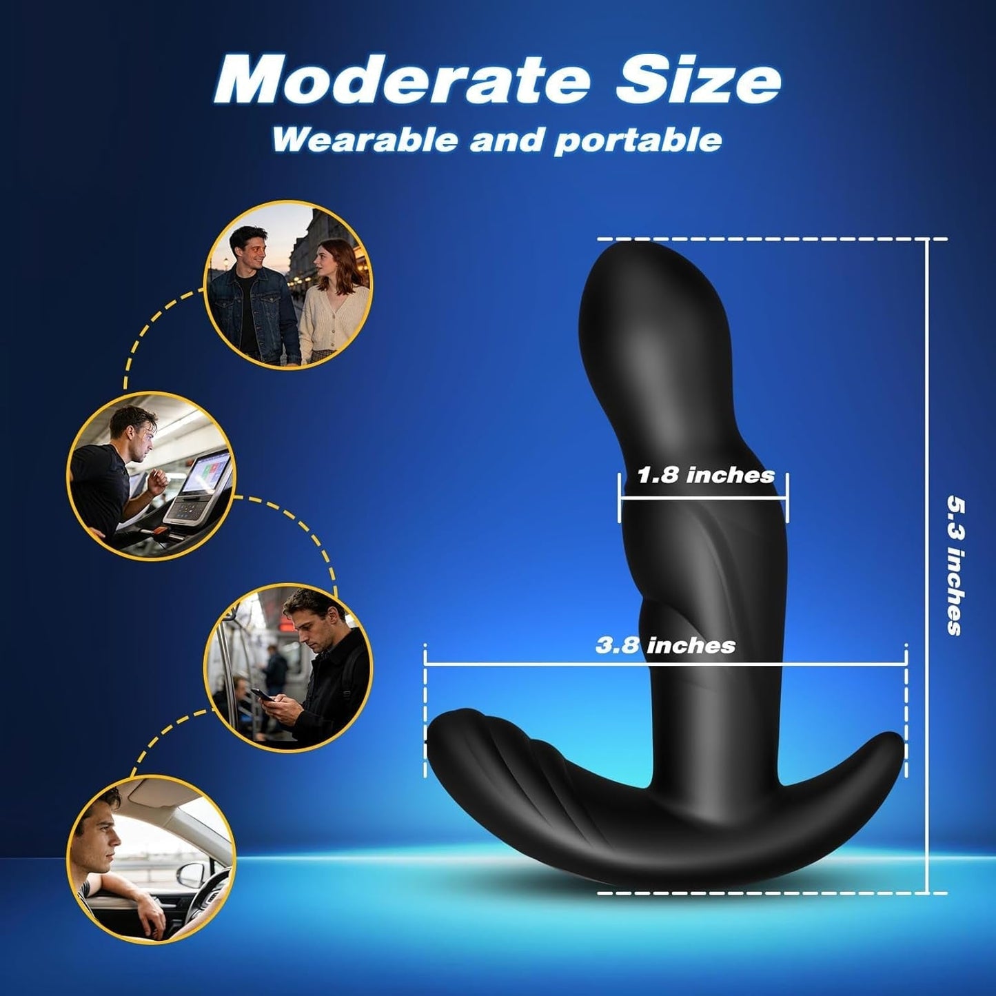 OrbitBliss 360° Rotating Prostate Massager | Remote Vibe