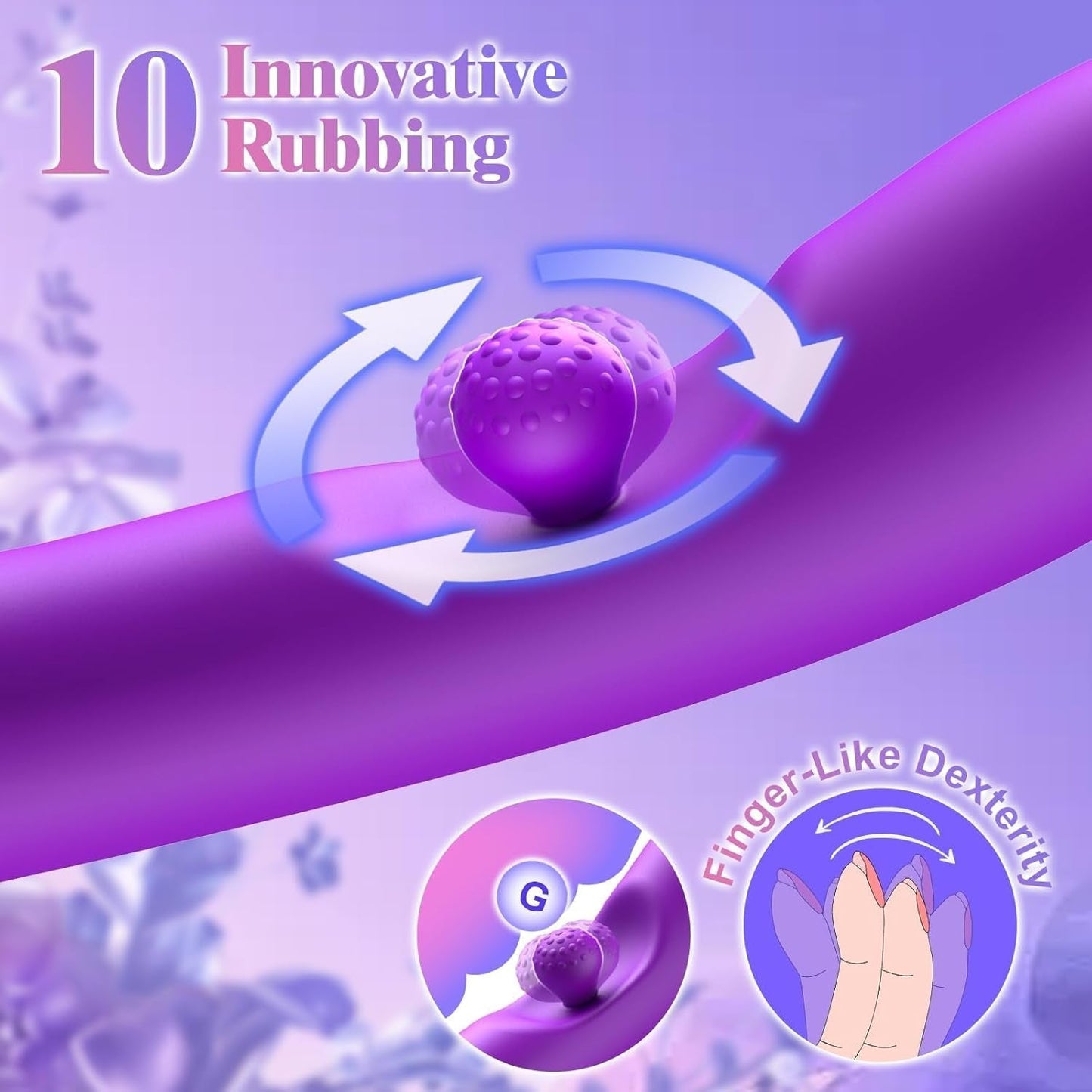 Vibrador de Conejo OrbitPulse 3 en 1 con Cuentas