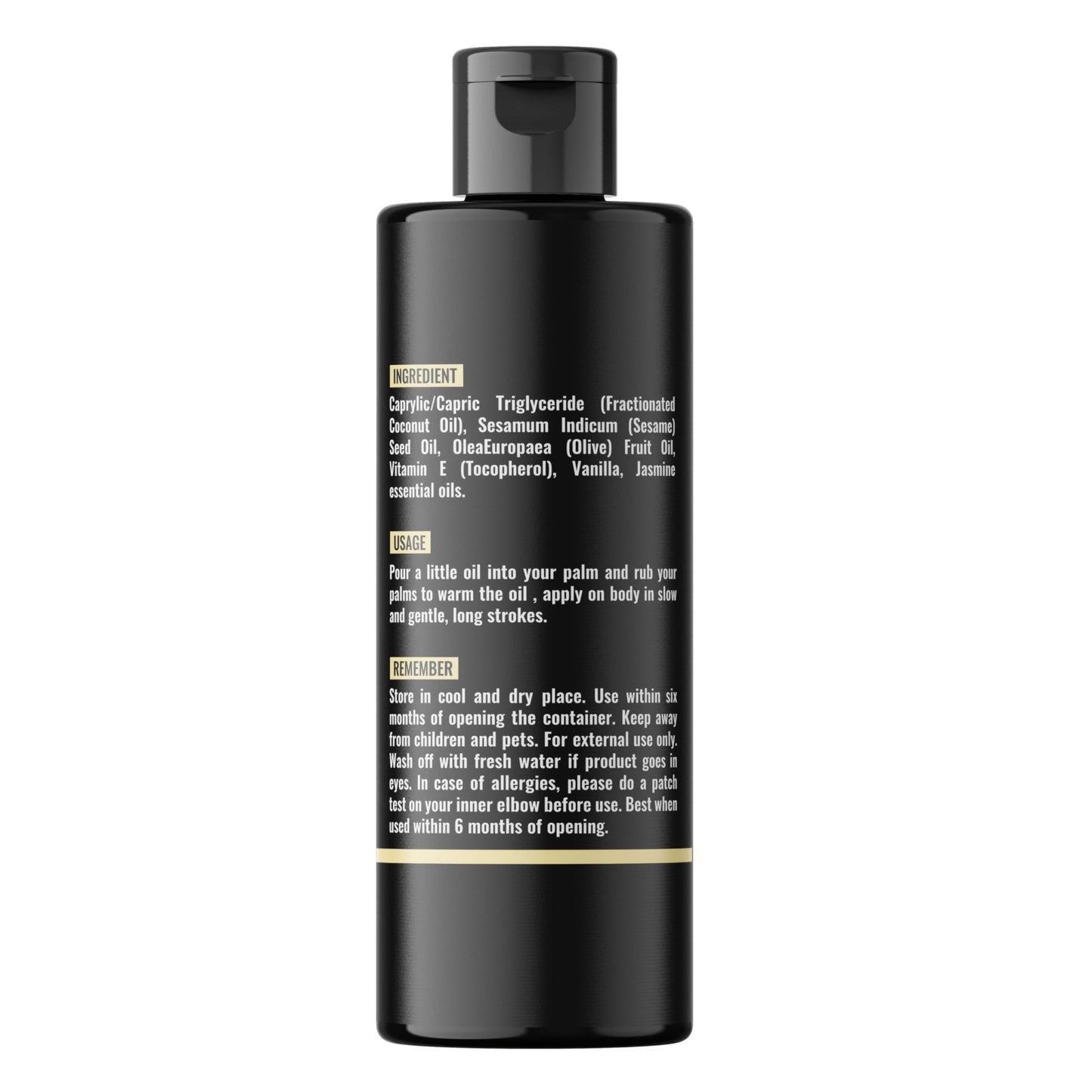 Vanilla Jasmine Sensual Massage Oil