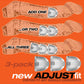 Oxballs Funda para Pene Adjustfit Paquete de 3 Transparente