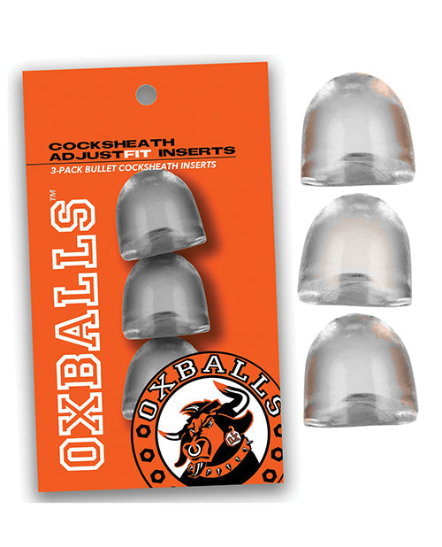 Oxballs Funda para Pene Adjustfit Paquete de 3 Transparente