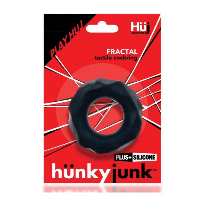 Anillo para pene Hunky Junk Fractal - Alquitrán helado