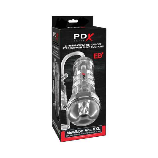 PDX Elite ViewTube Vac XXL Bombilla Transparente para Masturbar