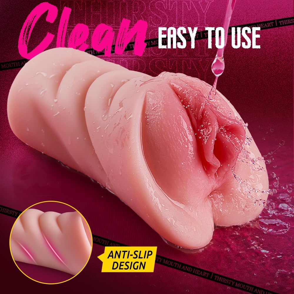 Masturbateur vaginal PeachGrip à double entrée