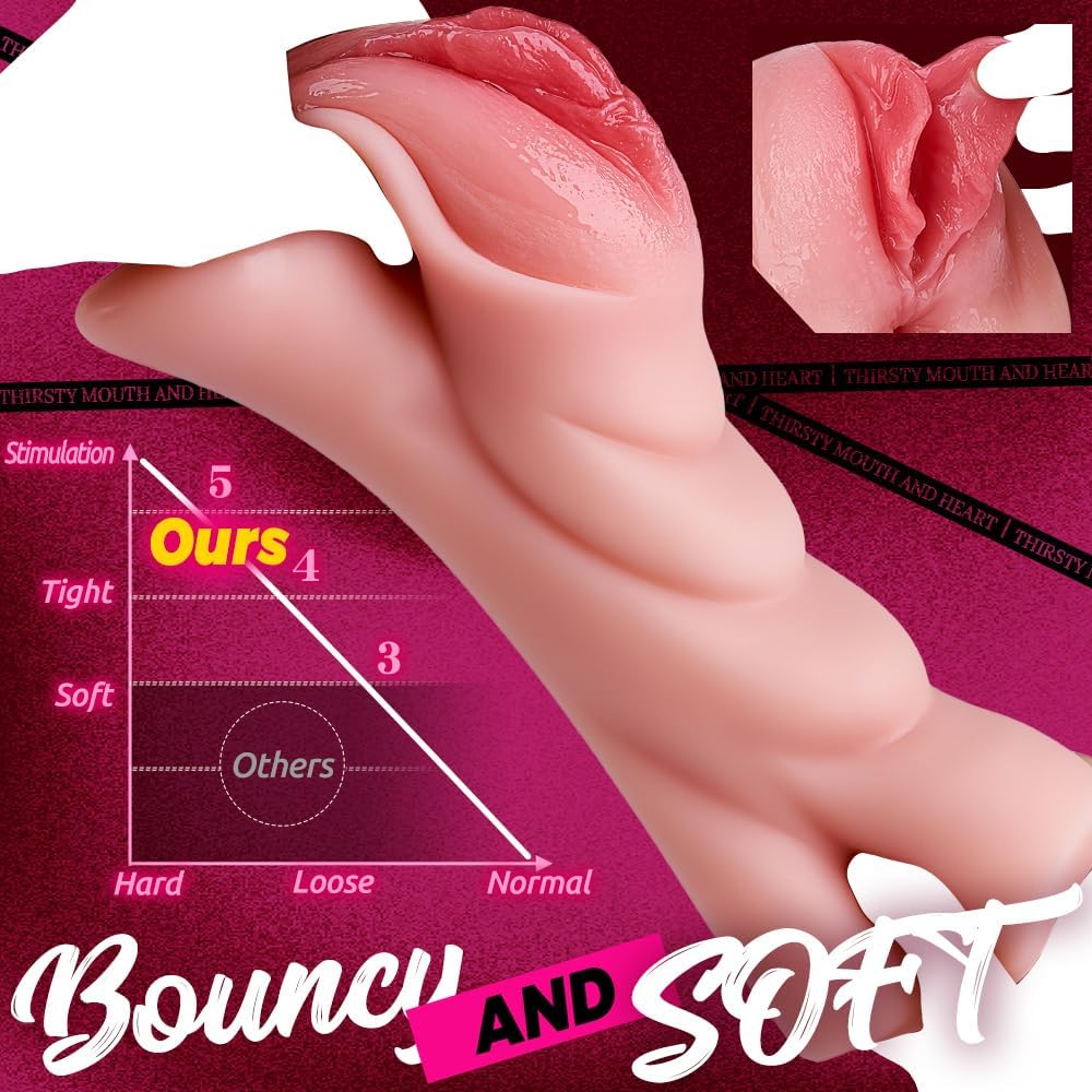 Masturbateur vaginal PeachGrip à double entrée