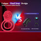 PetalLock Vibrating Cock Ring Rose Red Clitoral Stim 7 Modes