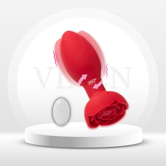 Vibromasseur plug anal rose PetalOrbit