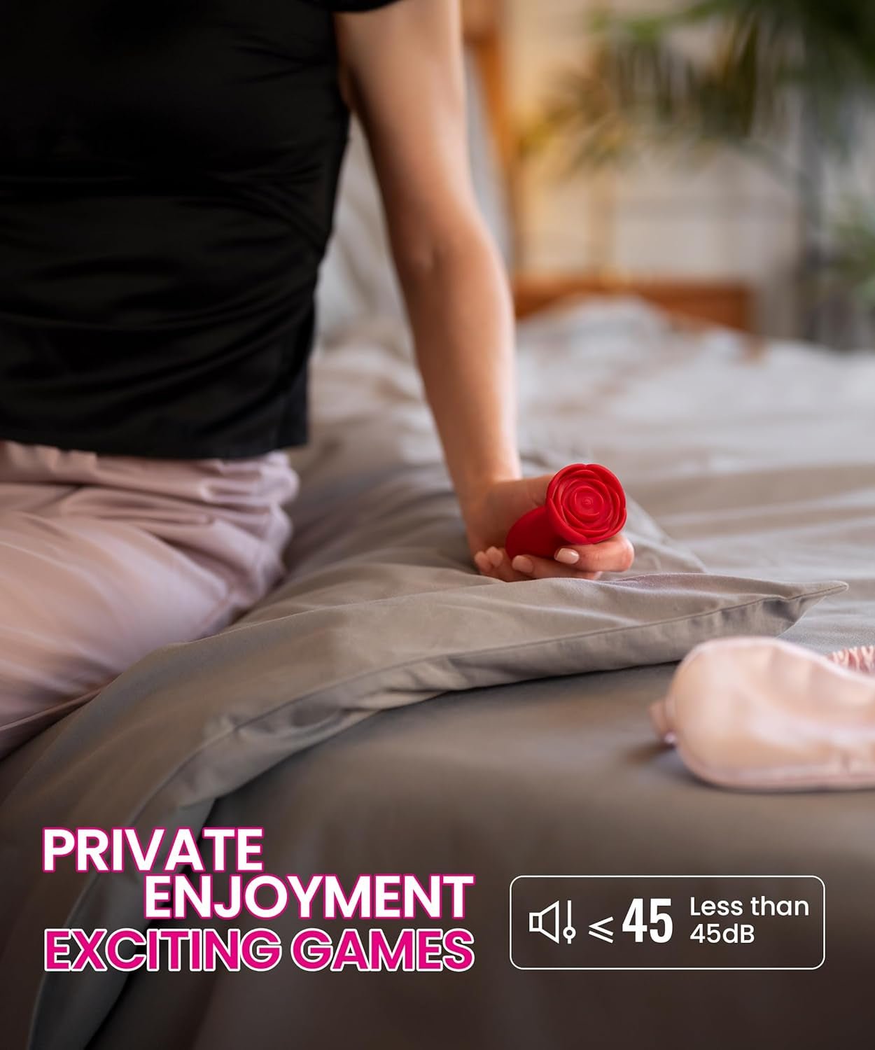 PetalOrbit Rose Anal Plug Vibrator