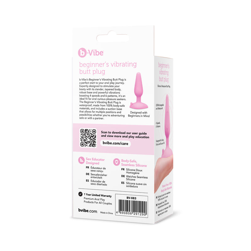 b-Vibe Vibrador Anal para Principiantes
