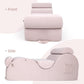 Pink Ergonomic Curved Premium Sex Chaise