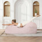 Pink Ergonomic Curved Premium Sex Chaise