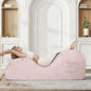 Pink Ergonomic Curved Premium Sex Chaise