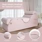 Pink Ergonomic Curved Premium Sex Chaise