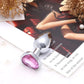 PinkHeart Small Metal Heart Jewel Butt Plug