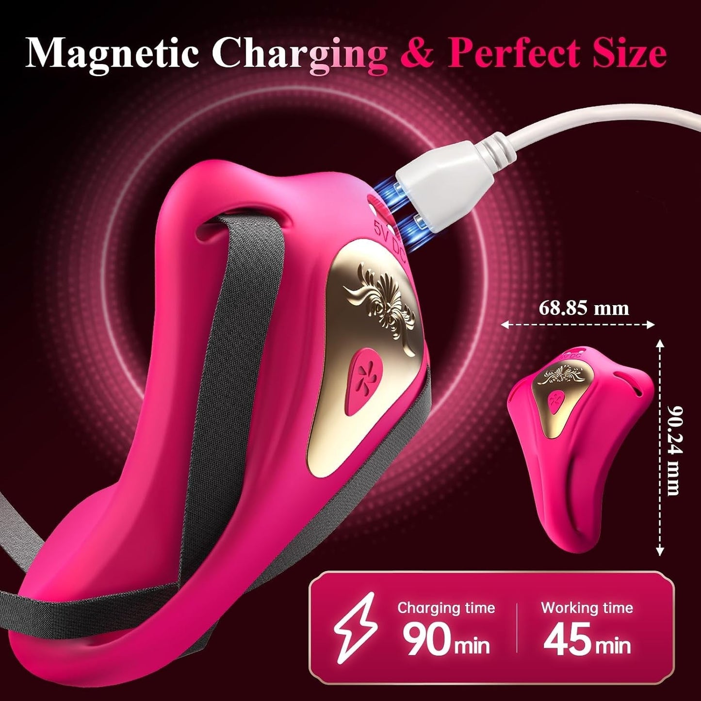 PlayMate App-Control Wearable Butterfly Couples Vibrator