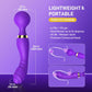 Vibromasseur baguette PlumVolt à double stimulation