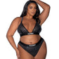 Conjunto de bralette Black Playboy Disco Fever