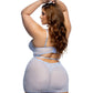 Ensemble chemise de nuit Baby Blue Paradise Bloom