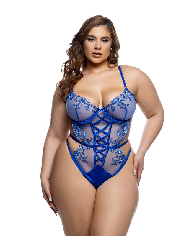 Oso de peluche Blue Blossom Beauty