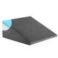 Almohada de cuña de apoyo íntimo para parejas, color gris afelpado