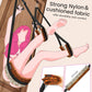 PlushElevate Leopard Print Adjustable Door Sex Swing