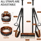 PlushElevate Leopard Print Adjustable Door Sex Swing
