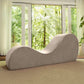 Chaise longue de salon intime de luxe beige