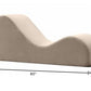 Chaise longue de salon intime de luxe beige