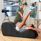 Chaise longue de relaxation intime noire de qualité supérieure
