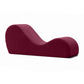 Chaise longue de relaxation intime rouge premium